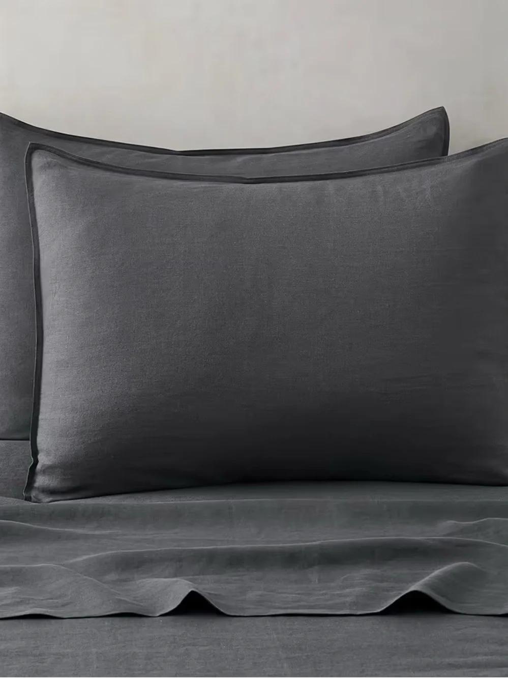 ATLINIA 100% Linen Pillowcases 2, Standard 20
